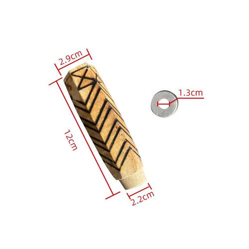 手工锻打菜刀柄穿心刀柄实木菜刀把老铁刀手把木柄细刀尾木手柄