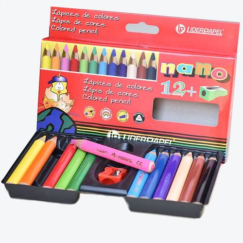 加粗三角大孔卷笔刀儿童彩色铅笔