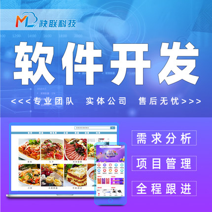 软件开发定制桌面程序 APP微信小程序公众号WEB网站设计系统定制