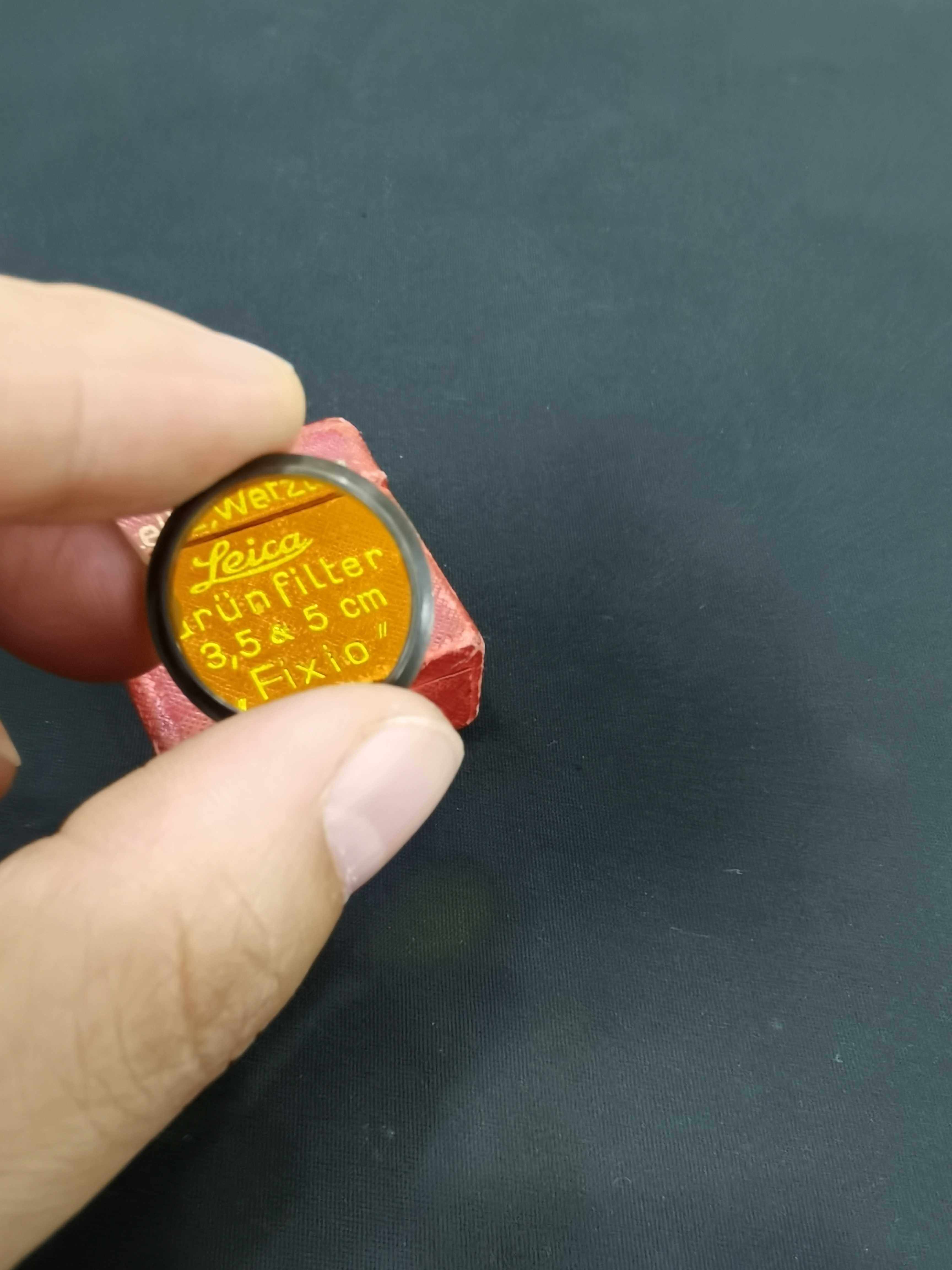 二手徕卡Leica镜头原装配件19mm黄镜fixio滤镜