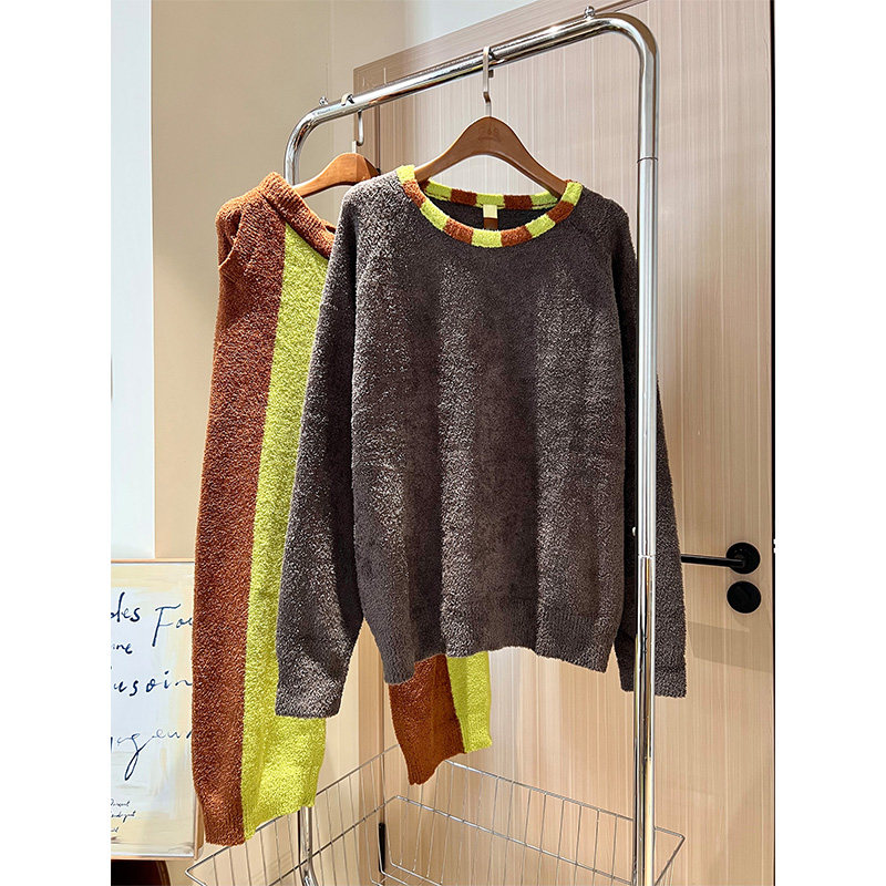 简约风少女半边绒长袖睡衣女 秋冬季新款家居服拼色长裤套装外穿,女士内衣/男士内衣/家居服,睡衣/家居服套装,淘宝优惠券,粉丝福利购,淘宝优惠卷