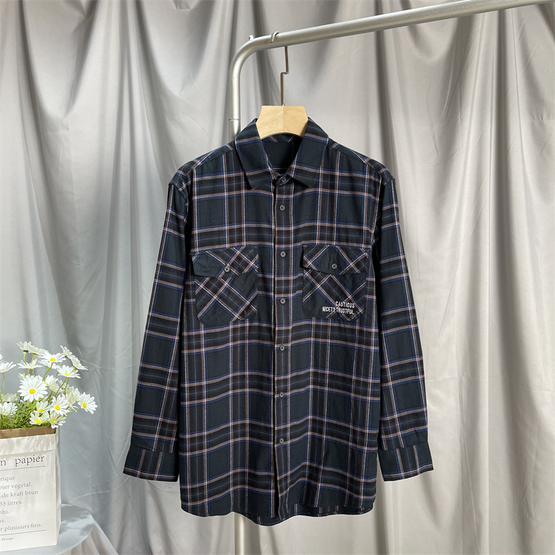 亲肤长袖长袖衬衫传写商务休闲