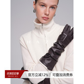 Haze禾枝100%羊毛极简质感秋冬叠穿单品拉链门襟翻领毛衣马甲上衣