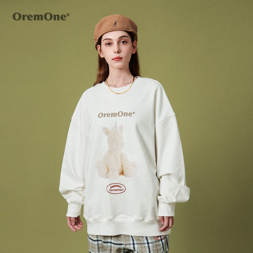 春秋情侣卫衣国潮ins套头纯棉