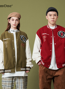 OREM ONE棒球服男春秋2021新款情侣棒球服外套潮ins上衣宽松夹克