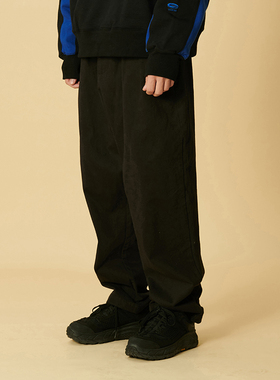 SCRM 20AW 直筒工装长裤 宽松百搭休闲潮流复古立体剪裁OREM长裤