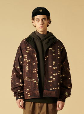 SCRM 20AW 城市之光满幅双面穿 宽松艺术OREM风衣外套双面穿夹克