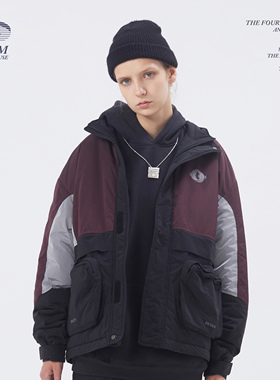 SCRM 19AW外套男冬款棉夹克情侣秋冬棉衣宽松厚 潮流外套潮ins