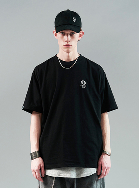 OREM ONE (SCRM) 短袖圆领T恤男纯棉夏 LOGO经典艺术潮流宽松情侣