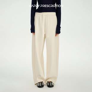 快乐药方莫代尔棉松紧腰弯刀休闲裤 Happy Prescription