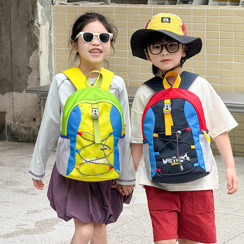 儿童双肩包休闲旅游户外出游小背包男女童小学生书包轻便女孩春游