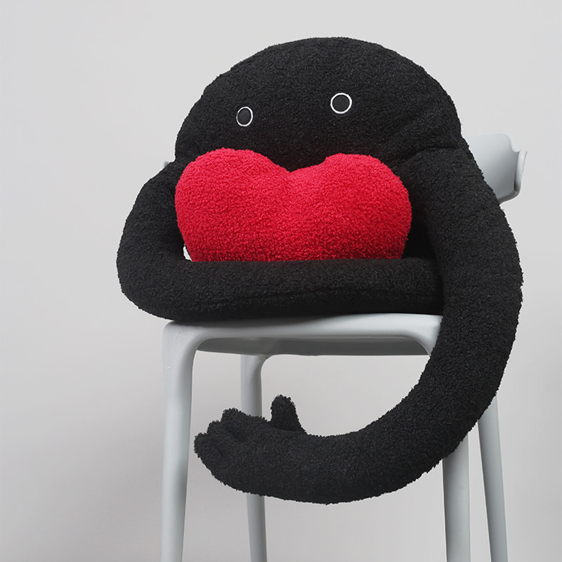 织布云麻麻原创设计爱心抱枕沙发客厅靠枕坐垫一体办公室靠背枕软,居家布艺,靠垫/抱枕,淘宝优惠券,粉丝福利购,淘宝优惠卷