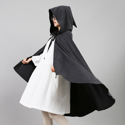防晒魔法斗篷巫师连帽披风外套