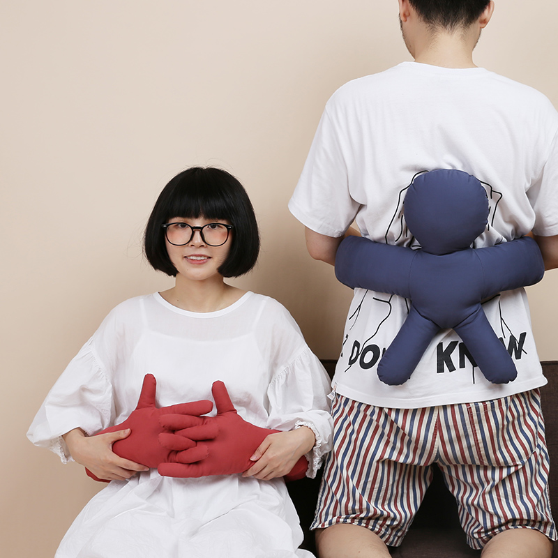 原创人形沙发抱枕靠枕