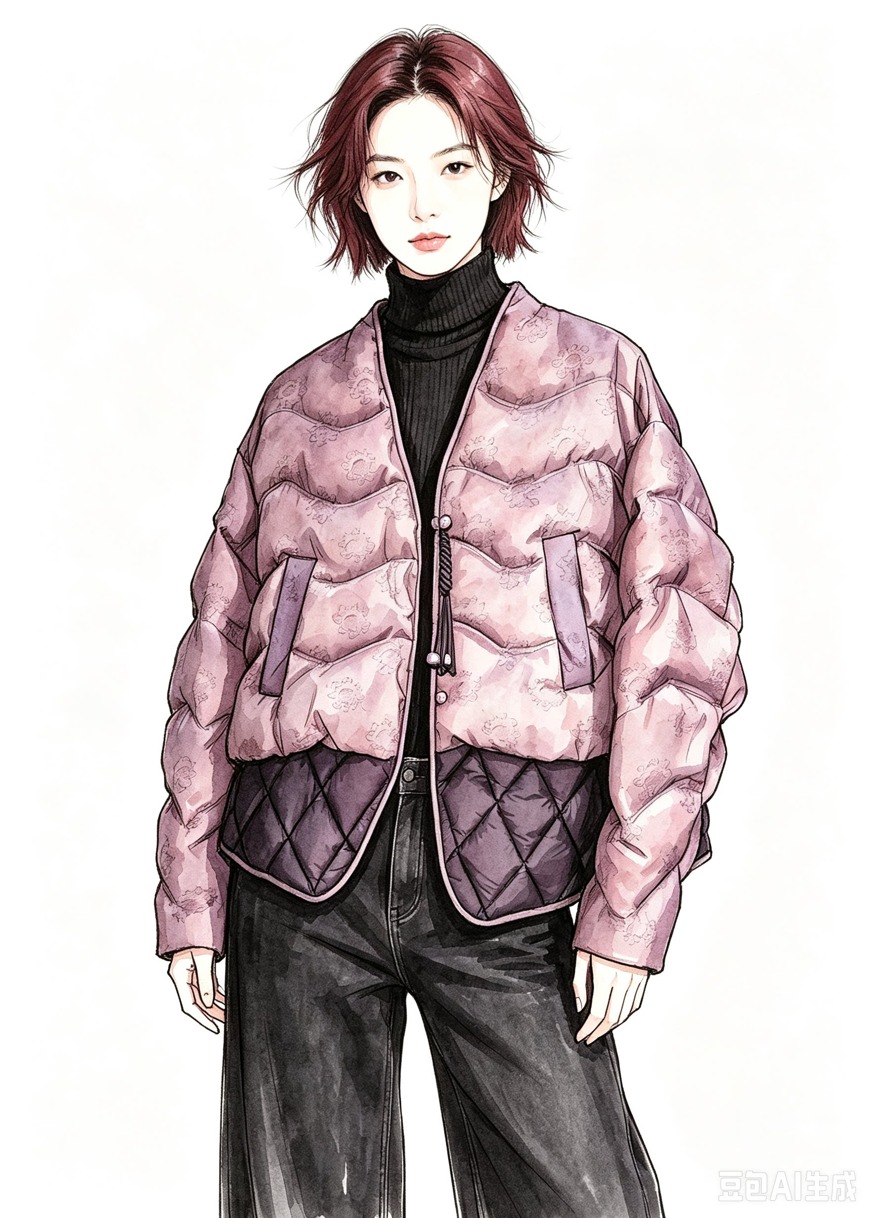 资深设计师设计羽绒服款式设计保证原创跟需求设计纸样版型把控