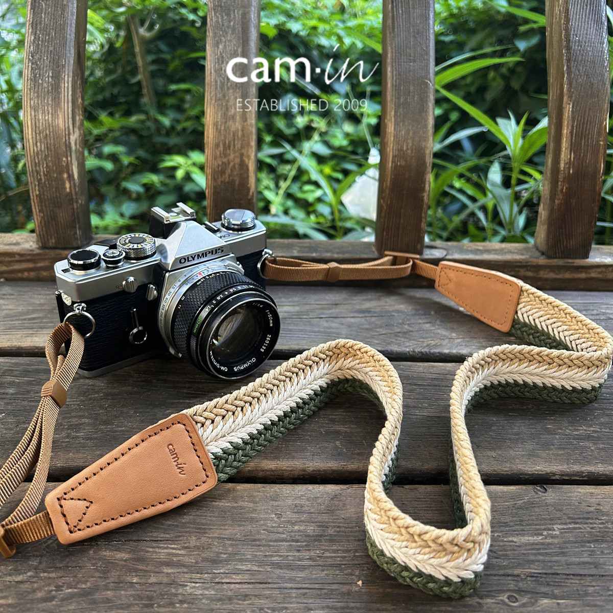 cam-in编织棉织背带