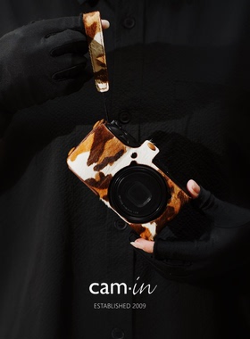 cam-in复古风马毛皮理光GR3相机皮套 理光GR3X/GR3HDF手工真皮套