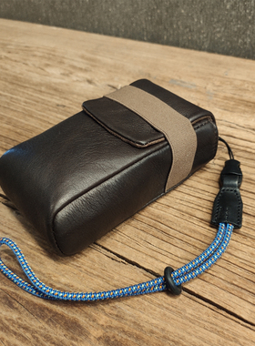 cam-in便携真皮相机包卡片机收纳包适用理光GR/黑卡RX100/ContaxT