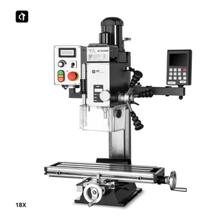 呲铁18X家用微型钻铣床小台钻微型铣床小型铣床钟表机床钻铣机