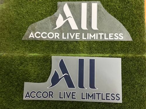 巴黎赞助Accor Live Limitless热转印烫画印号
