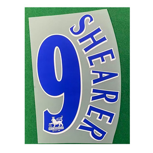 03-04纽卡斯主场印字9号希勒 #9SHEARER Nameset热转印印字印号