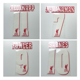 复古7号麦克马纳曼印号9号福勒10号巴恩斯11号雷德克纳普植绒印字