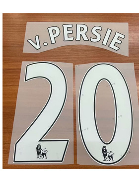 复古07-17曼联印号20号范佩西 Nameset 热转印足球印号