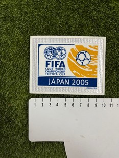 2005日本世俱杯臂章植绒热转印徽章