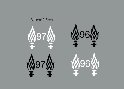 利物浦背后火炬9697安菲尔德烫画热转印足球印字印号