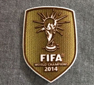 2014世界杯德國衛(wèi)冕臂章Germany Patch Champions Gold