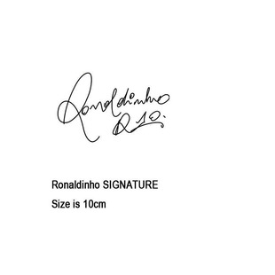 小罗签名烫印罗纳尔迪尼奥签名热转印烫画印号