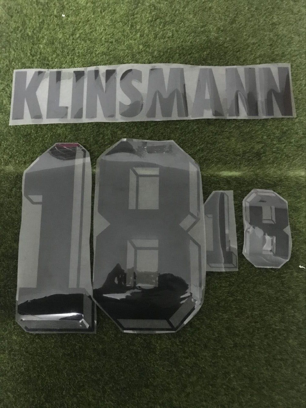 德国克林斯曼足球印号植绒