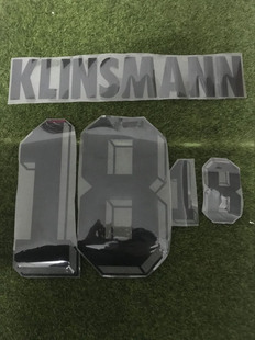 德国克林斯曼印号#18 KLINSAMANN Nameset植绒足球印号