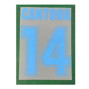 1990马赛主场印字14号坎通纳#14 CANTONA Nameset热转印