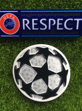 2019欧冠臂章公平条欧冠球臂章Respect Patch Starball足球臂章