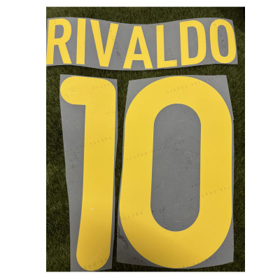 巴萨10号里瓦尔多印号#10 RIVALDO Nameset热转印印字