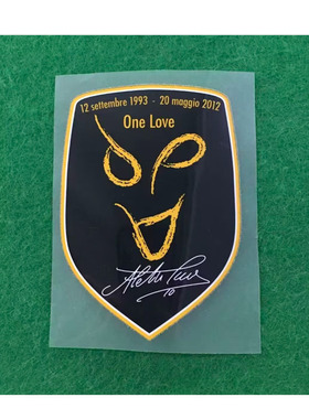 2011-2012尤文皮耶罗告别赛臂章One Love Del Piero Patch烫画