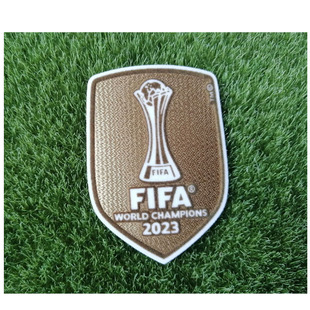 2023世俱杯曼城臂章世俱杯卫冕盾牌曼城专用植绒臂章