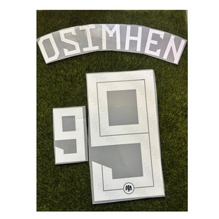 尼日利亚印号9号奥斯梅恩#9 OSIMHEN Nameset定制印号热转印