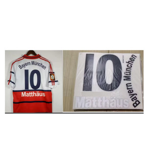 1999-2000德甲10号马特乌斯印字#10 Matthaus Nameset热转印印字