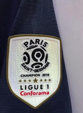 2018巴黎法甲臂章巴黎卫冕徽章LIGUE 1 PATCH
