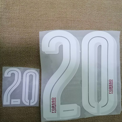 日本球队熊本深紅印号Roasso Kumamoto Nameset