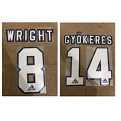 WRIGHT14号哲凯赖什植绒印字 1993 1994阿仙奴球衣印字8号赖特