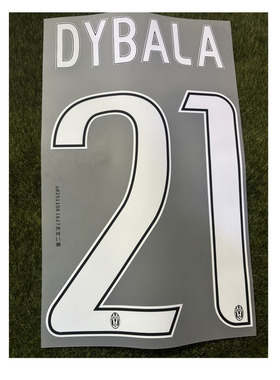 尤文印号21号迪巴拉印字#21 DYBALA Nameset热转印烫画