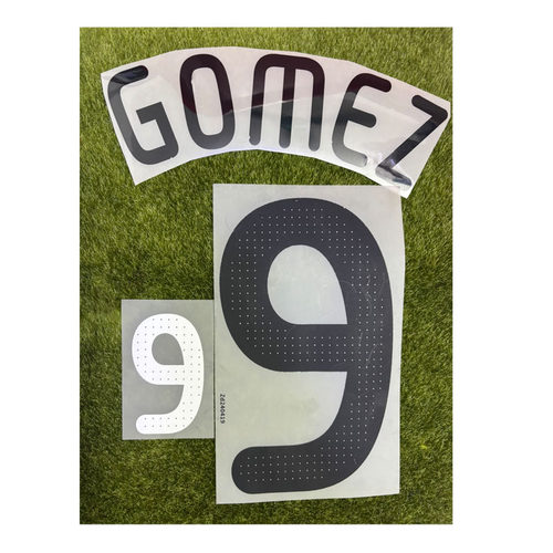 2008德国印号9号戈麦斯印字#9 GOMEZ Nameset热转印印字