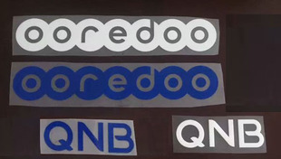 QNB 2020巴黎贊助ooredoo Patch印字熱轉(zhuǎn)印印號(hào)