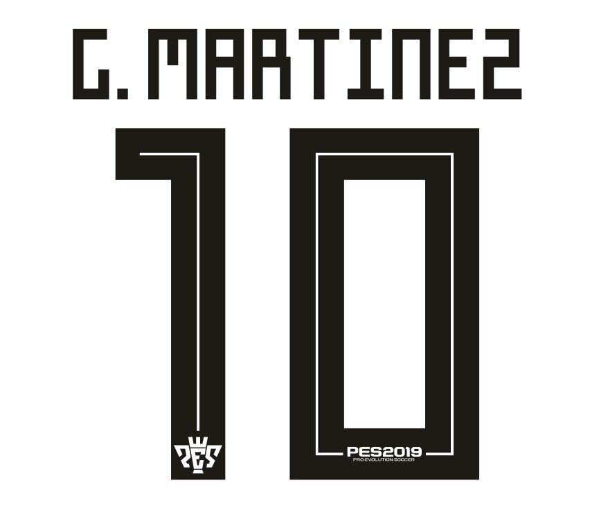 2018阿根廷联赛河床印字印号马丁内斯斯科科定制足球印字印号