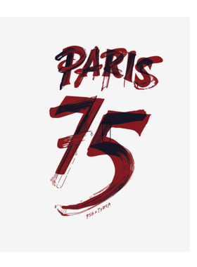 巴黎联名印号#75 PARIS Nameset热转印印字印号