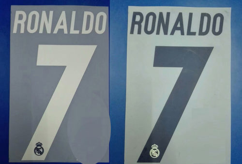 1617皇马罗印字主客场7RONALDO