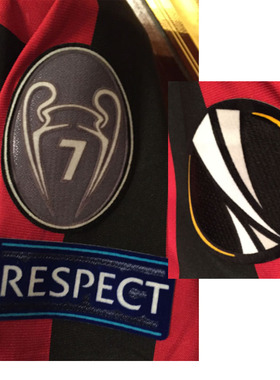 2018欧霸杯臂章公平竞赛臂章马竞AC阿森纳欧冠臂章植绒足球臂章